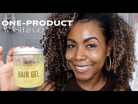 Видео: Смойте и уходите всего с одним средством?! Тропический гель Miche Tropical Oasis для локонов 3C/4...