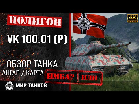 Видео: Обзор VK 100.01 (P) гайд тяжелый танк Германии | перки VK 100.01 P броня | vk 100.01 p  оборудование