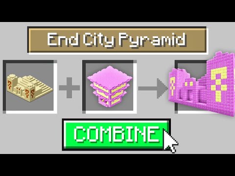 Видео: Мinecraft, НО МОГА ДА КОМБИНИРАМ ВСЯКА СТРУКТУРА!! Minecraft Challenge
