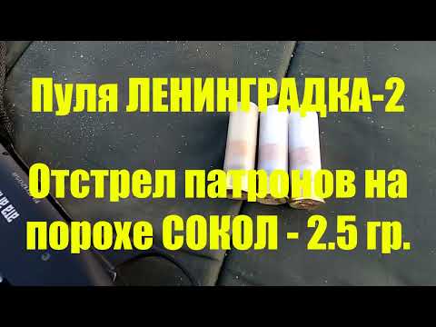 Видео: Пуля ЛЕНИНГРАДКА-2, на СОКОЛЕ. Эксперименты продолжаются.