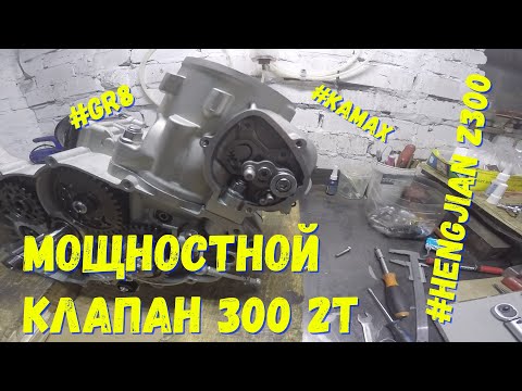 Видео: Настройка мощностного клапана на китайце 300 2т. Hengjian z300, Kamax, GR8, KOVI. Копия KTM EXC 300.