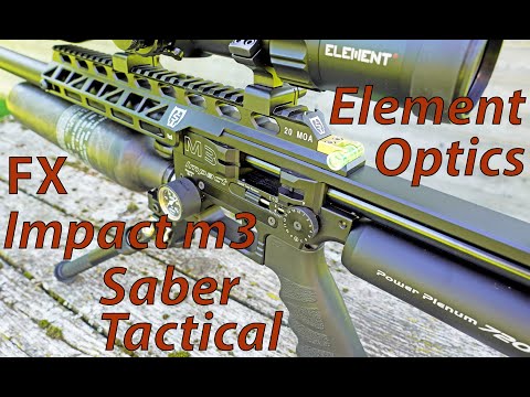 Видео: FX Impact m3 установка Saber Tactical&Element Optics Titan