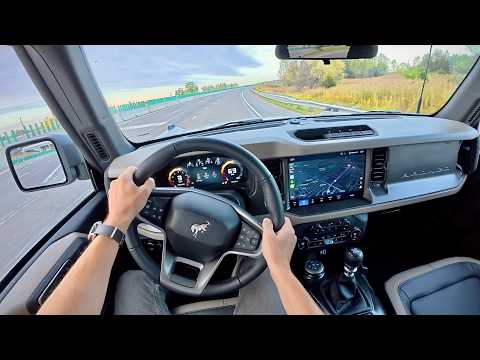 Видео: Ford Bronco 2025 года, 7-ступенчатая механическая коробка передач Big Bend Sasquatch — 3 педали P...