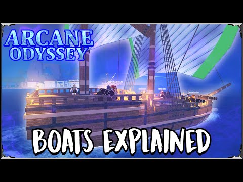 Видео: Arcane Odyssey — Полное руководство по кораблям (Экипажи, Арканиумное оружие, Потопление)