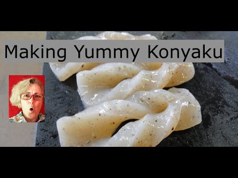 Видео: Как приготовить Коньяку (язык дьявола) — загадочное японское диетическое блюдо для здоровья