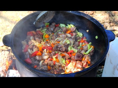 Видео: За ЭТОТ ВКУС - ПОЛЖИЗНИ! Венгерское ЧУДО БЛЮДО! Мясо на костре.