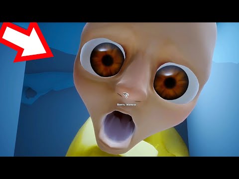 Видео: ОН ПОЖИРАЕТ СНЕЖНЫЙ ДОМ ?! ИГРА The Baby In Yellow