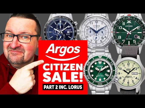 Видео: БЕЗУМНАЯ РАСПРОДАЖА ЧАСОВ ARGOS! 🔥 ЕЩЁ ЧЕТЫРЕ ПРЕДЛОЖЕНИЯ CITIZEN + НЕПРЕВЗОЙДЁННЫЕ LORUS LUMIBRI...