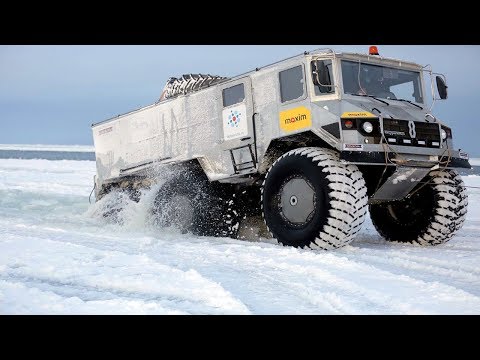 Видео: Самый большей Вездеход Бурлак — его стихия Арктика и Северный полюс | Обзор и тест-драйв.