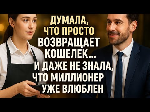 Видео: Официантка Думала, Что Просто Возвращает Кошелёк… И Даже Не Знала, Что Миллионер Уже Влюблён