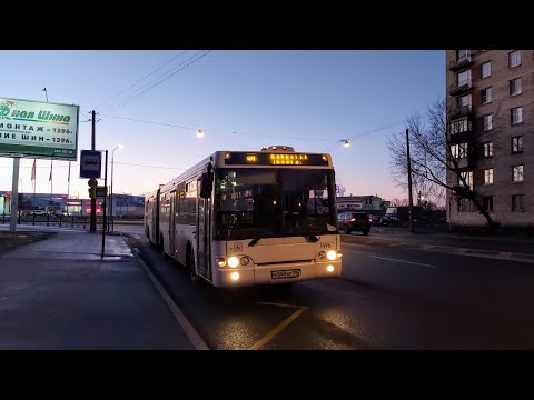 Видео: Автобус, маршрут №49 ЛиАЗ-6213.20 б.7496 (21.01.2023) Санкт-Петербург