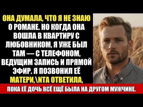 Видео: ОНА ДУМАЛА, ЧТО Я НЕ ЗНАЮ О РОМАНЕ. НО КОГДА ОНА ВОШЛА В КВАРТИРУ С ЛЮБОВНИКОМ, Я УЖЕ БЫЛ ТАМ — С...