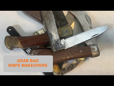 Видео: РЕМОНТ РАЗНООБРАЗНЫХ НОЖЕЙ ЗА ОДИН ДЕНЬ