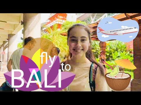 Видео: Полёт На БАЛИ Аэропорт Денпасар Дорога в Убуд|| Fly to Bali Airport Denpasar Road to Ubud Indonesia