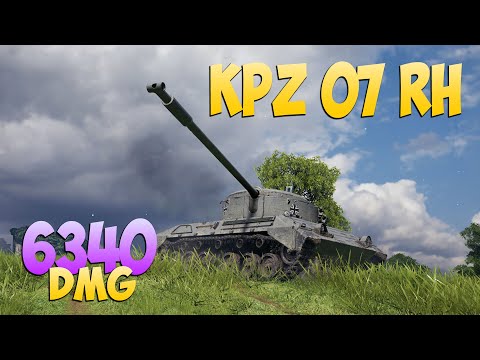 Видео: Kpz 07 RH - 6 Фрагов 6.3K Урона - 1 против 5! - Мир Танков