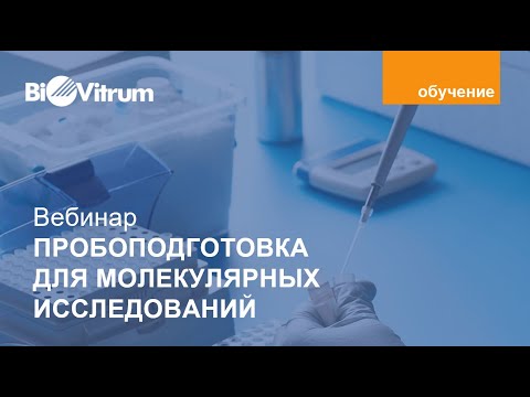 Видео: Важные этапы пробоподготовки для молекулярных методов исследований