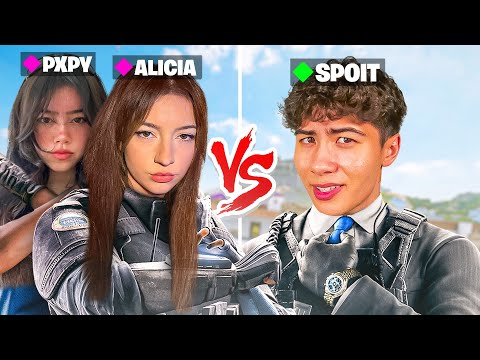 Видео: 2 ДЕВУШКИ против 1 ПРО (при участии Spoit и Pxppy)