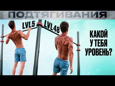 Видео: ПОДТЯГИВАНИЯ ОТ 1 ДО 99 УРОВНЯ СЛОЖНОСТИ. КАКОЙ У ТЕБЯ? Самые сложные подтягивания!