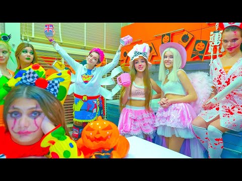 Видео: Хелоуин нощ 😱 Страшни истории на популярни момичета! Честит празник с Даяна и приятели