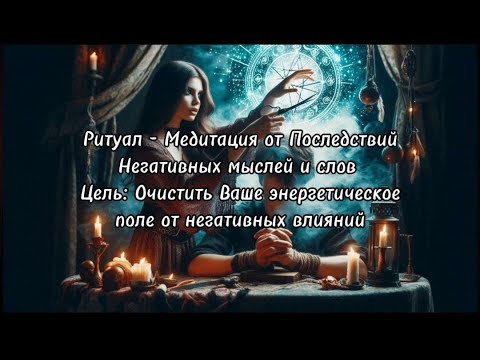 Видео: Ритуал - Медитация от последствий негативных мыслей и слов #ритуал #медитация #аффирмации #онлайн