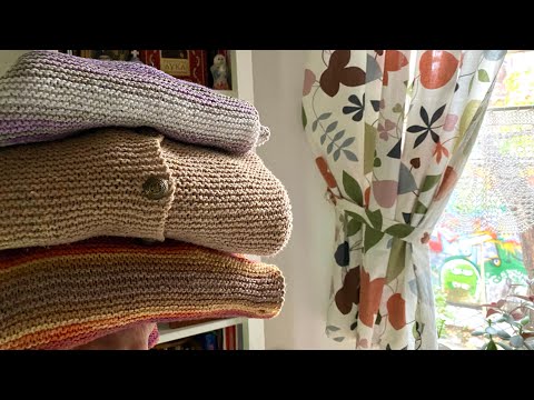 Видео: Моя мода Платочная вязка Кофточка реглан спицами