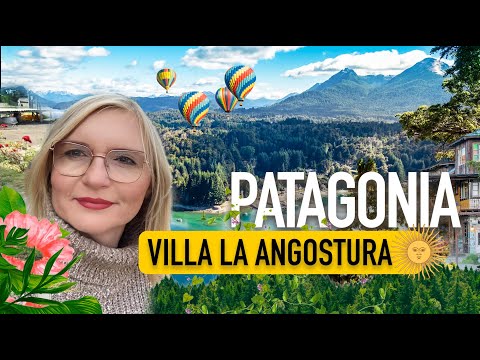 Видео: Вилья-Ла-Ангостура. Патагония. Самая короткая река в мире.