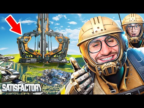 Видео: ПОСТРОИЛИ ГИГАНТСКИЙ ЛИФТ В КОСМОС! ИЛОН МАСК ЗАВИДУЕТ! ВЫЖИВАНИЕ В SATISFACTORY #4