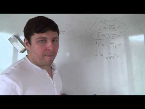 Видео: Алгебра 8 класс. Квадратный корень #12. Корни и целые числа.