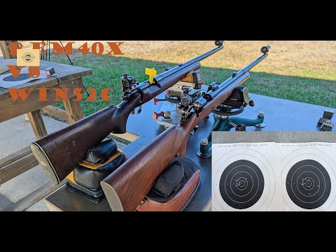 Видео: Видео года по стрельбе на 600 ярдов с винтовкой малой дальности Remington 40X против Winchester 52C