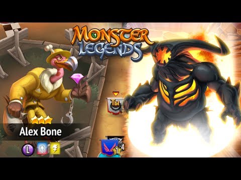 Видео: IGURSUS брат OUROS и командный турнир Alex Bone Monster Legends прохождение