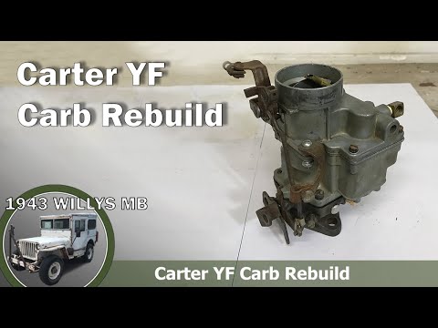 Видео: Jeep Willys MB 1943 | Ремонт карбюратора Carter YF | DJ-3A, CJ5, CJ-3B