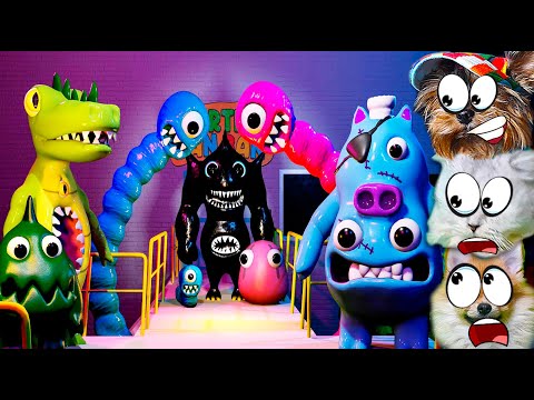 Видео: КРОКОДИЛ и ШЕФ СВИНТУС съели АКУЛУ ШАРКИ в Garten of Banban! Не бойся-ЭТО ПЛАСТИЛИН Валеришка Макс