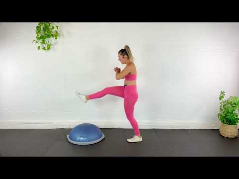 Видео: 30-минутная кардиотренировка BOSU® среднего уровня | Тяжелая кардиотренировка