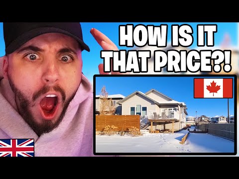 Видео: Реакция британца на типичный канадский хаус-тур!
