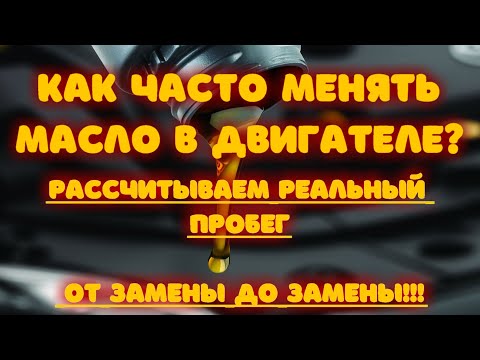 Видео: Как часто менять масло в двигателе?