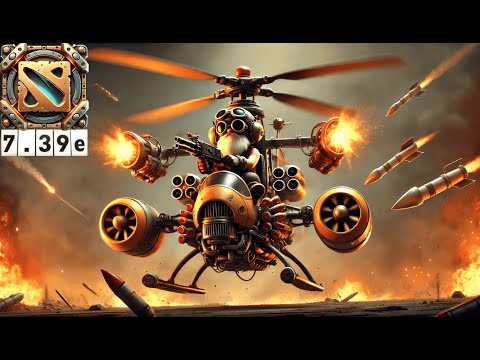 Видео: Идеальная на Carry Gyrocopter Turbo Dota 7.39e