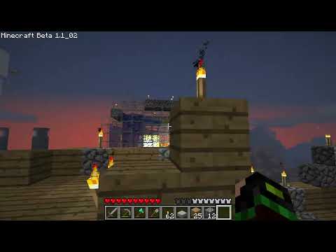 Видео: Minecraft (Beta 1.1_02) #023 | Дирижабль у фермы пассивных мобов