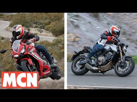 Видео: Обзор Honda CB650R и CBR650R | Motorcyclenews.com