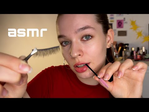 Видео: ASMR ☆делаю тебе реснички со звуками рта☆