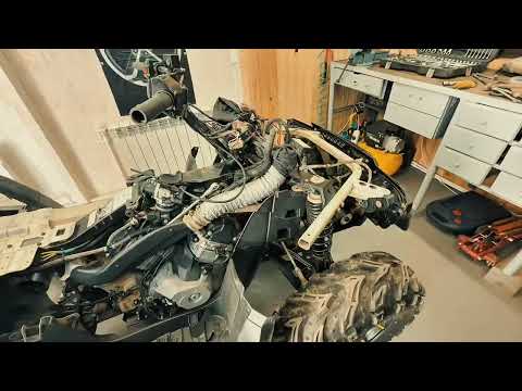 Видео: Установка усилителя руля на квадроцикл Brp outlander G1