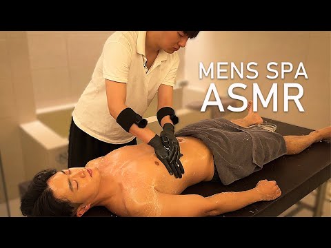 Видео: ASMR Relaxing Head to Toe Men-Only Private Bathhouse Body Spa (скраб, массаж, шампунь, пена)