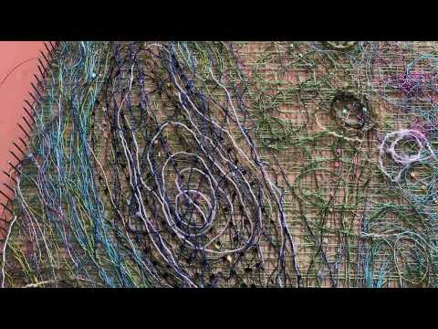 Видео: Летняя кофточка из нитей в технике Крейзи вул  Crazy wool часть2