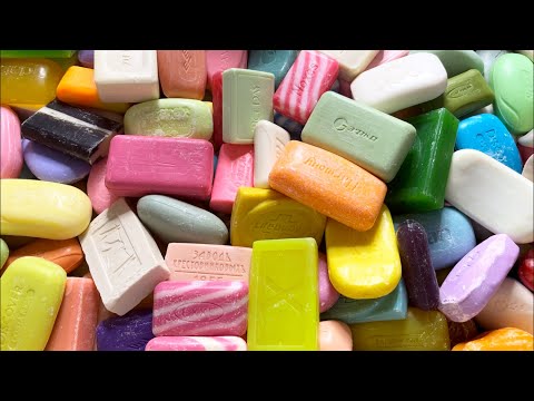 Видео: ASSORTED soap | Cutting soap (no talking) | АСМР Резка мыла | #asmrsoap #carvingsoap *619