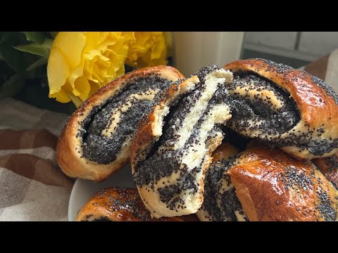 Видео: 🥐Найсмачніші макові булочки🥐 The most delicious poppy seed buns