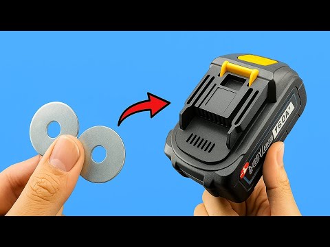 Видео: Никогда больше не покупайте новые батарейки! Просто воспользуйтесь этим трюком, и старые батарейки м