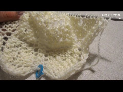 Видео: ШАЛЬ  /  Вязание  1 - 2 углов   /  33  -  42 ряды  /  Knitting Shawls / Corner 1 - 2 / 33 - 42 rows