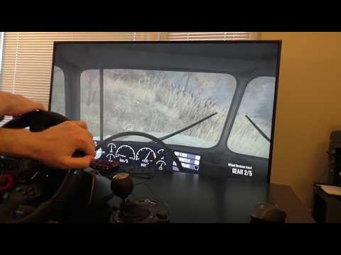 Видео: О Spintires: Mudrunner и Logitech g29