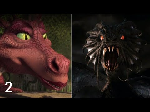 Видео: БАРМАГЛОТ против ДРАКОНИХА (Шрек) Битва 2