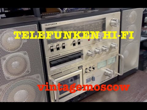 Видео: Vintagemoscow. Летние новинки + Telefunken HI-FI studio 1 m