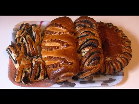 Видео: Рулеты с маком  и маковая сдоба.(дрожжевое тесто)